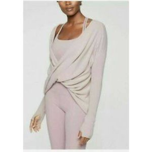 Athleta Finale Wool Cashmere Convertible Sweater